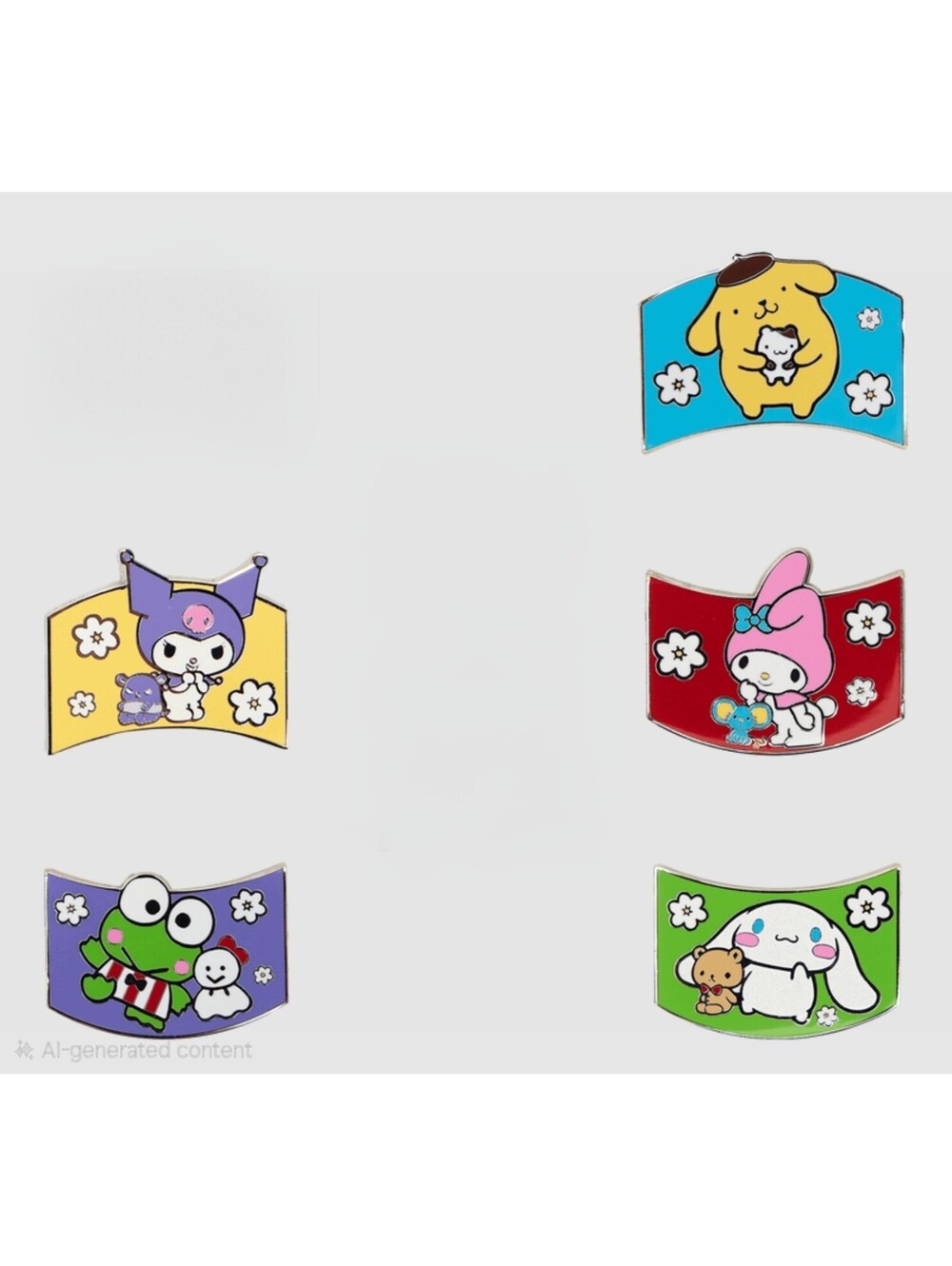 Sanrio Hello Kitty & Friends Color Block Mystery Box Pin